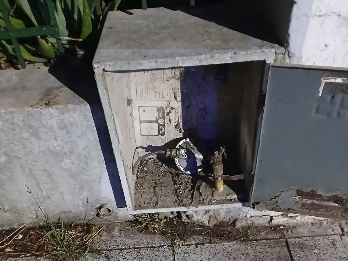 En un inmueble familiar. De avenida 74, se produjo el robo del citado material