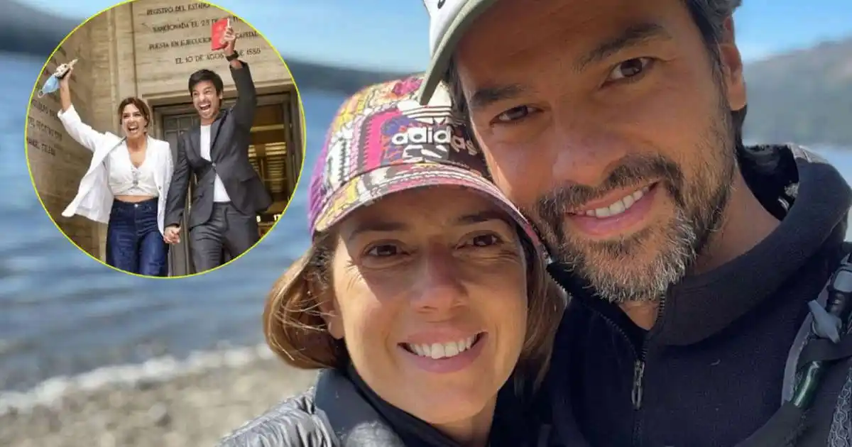 Se casó el Chino Leunis: el particular detalle de su look que llamó la atención