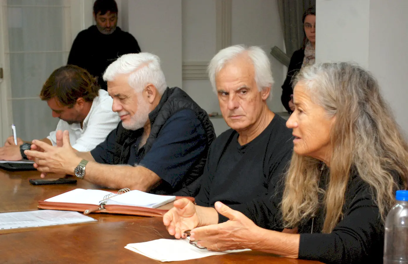Matías Martínez, Luis Lanzavecchia, José Garcés y Susana Laborde
