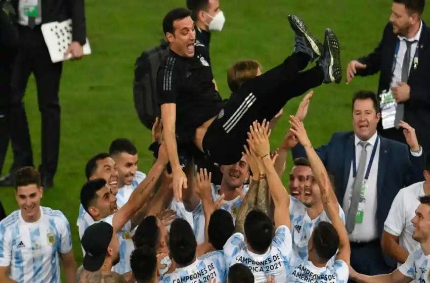 Un hito en Wembley: Scaloni suma un invicto de 32 partidos y superó el récord de Basile