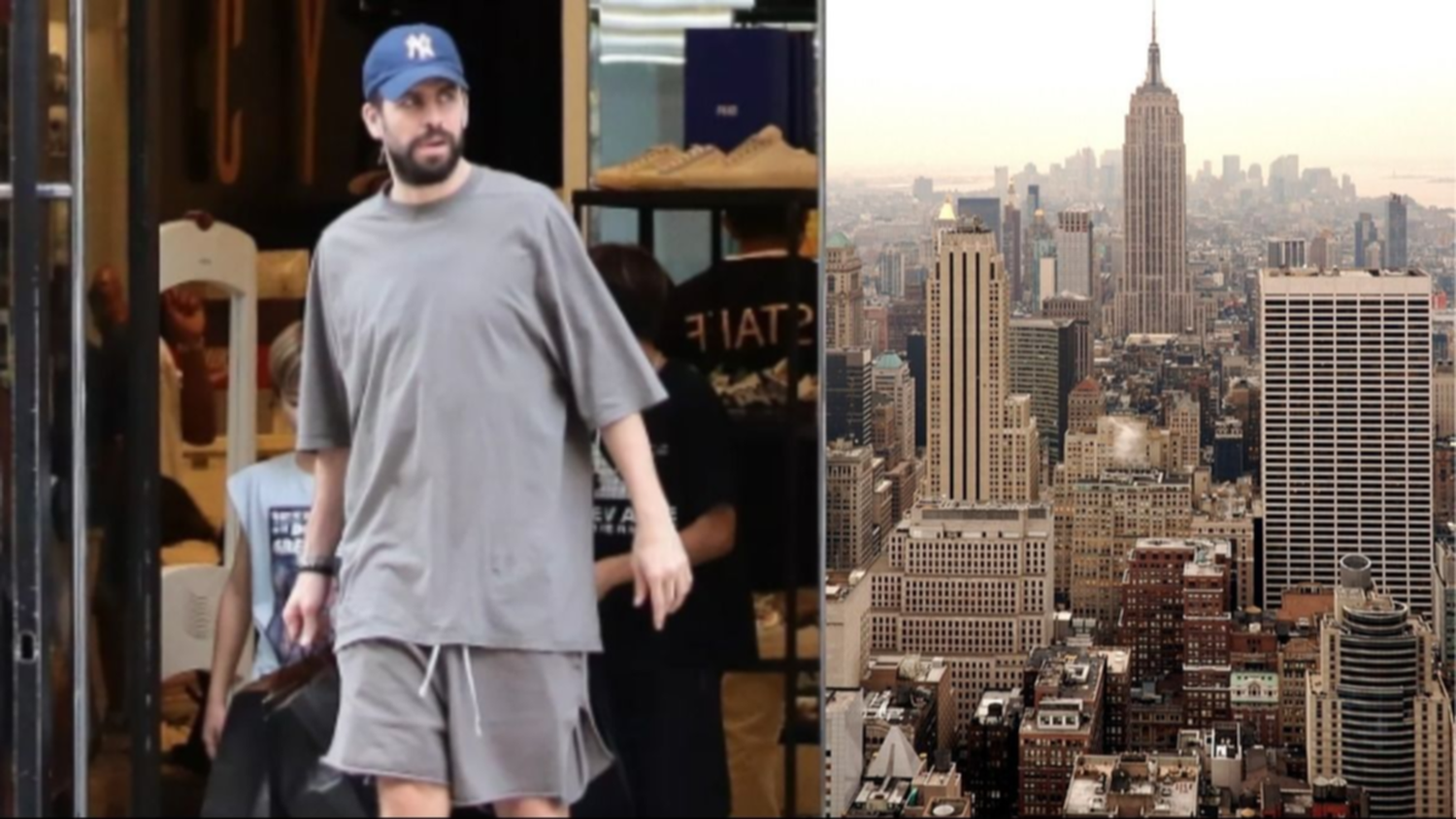 Gerard Piqué disfrutó del Día del Padre en Nueva York con sus hijos