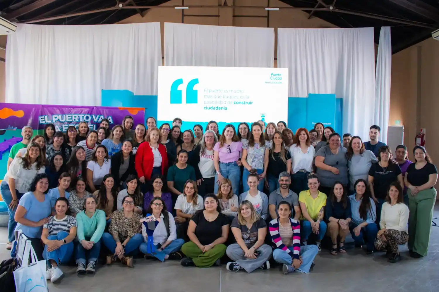 Formación en Puerto Quequén