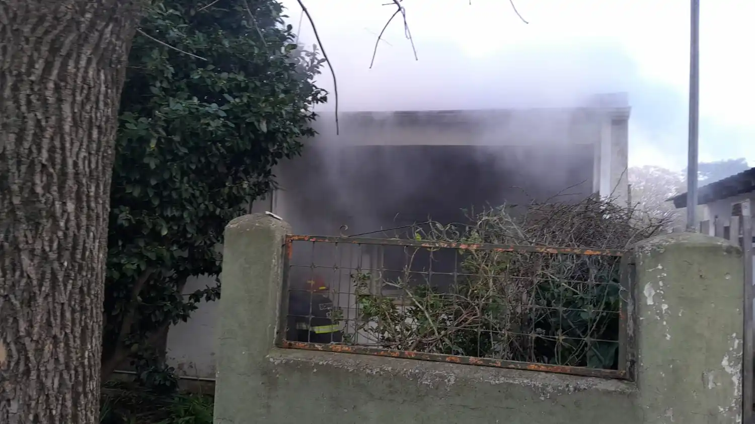 La casa incendiada se ubicaba en calle 44 y 29.