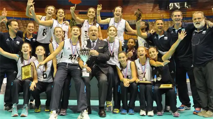 El Seleccionado Argentino con Azul Benítez como capitana. 