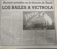 Los bailes a Victrola