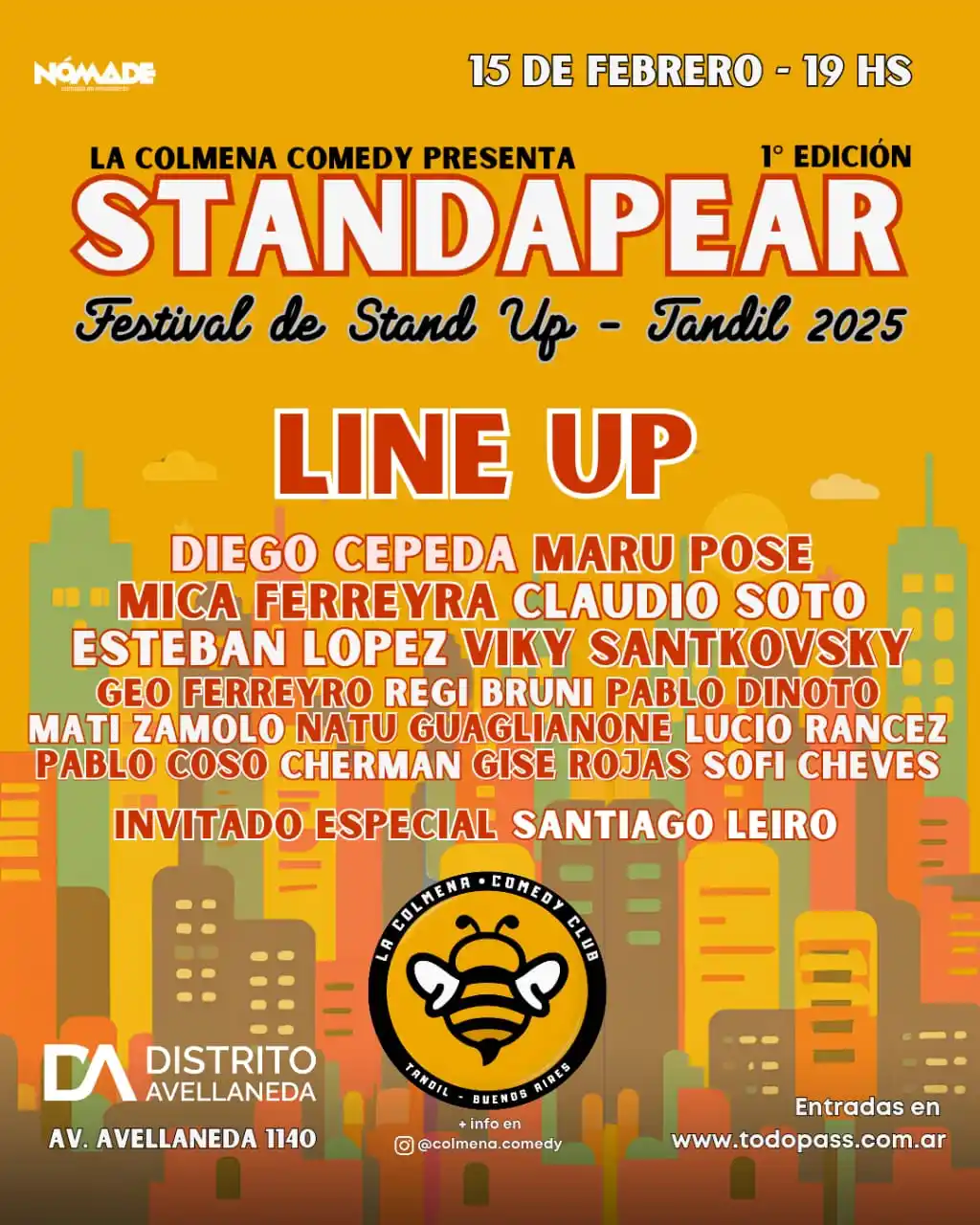 line up standapear