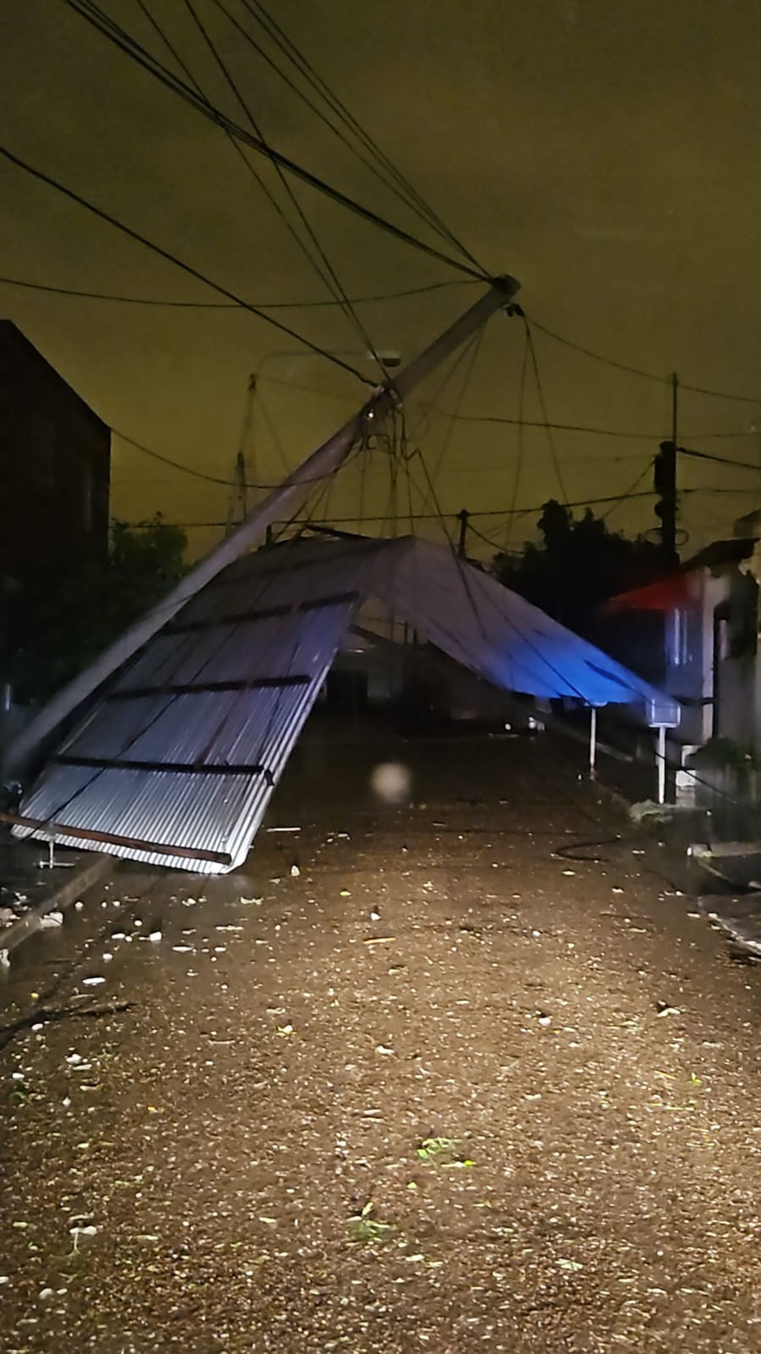 Consecuencias de la tormenta sobre el sistema de distribución de energía