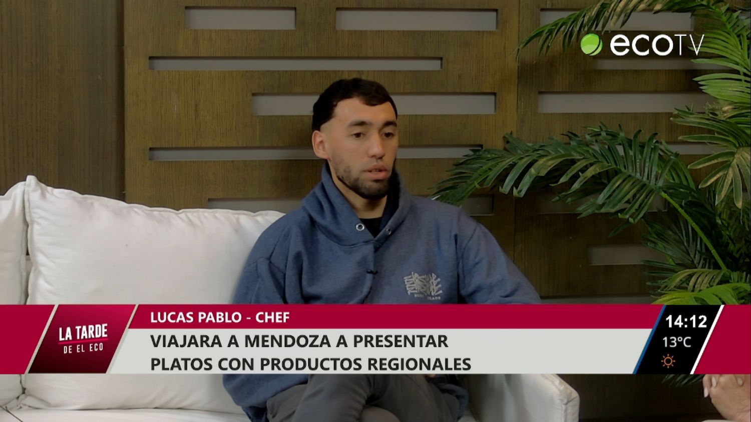 Viajará a Mendoza a presentar platos con productos regionales
