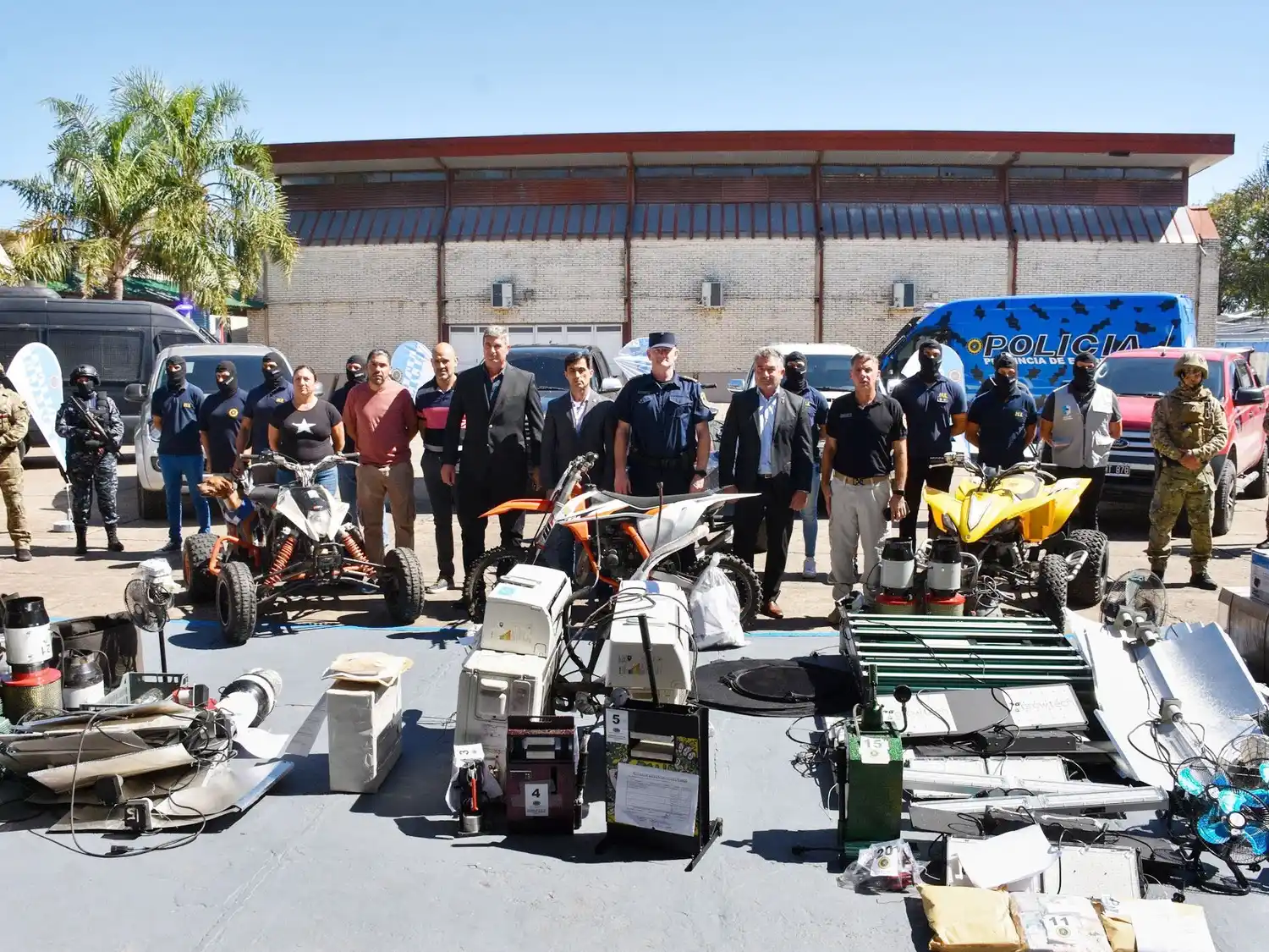 Golpe al narcotráfico: 15 allanamientos y siete detenidos, en Entre Ríos