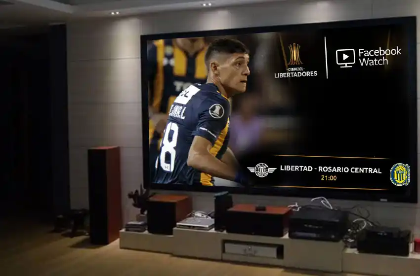 Solo por Facebook: cómo hacer para mirar el partido de Central ante Libertad esta noche