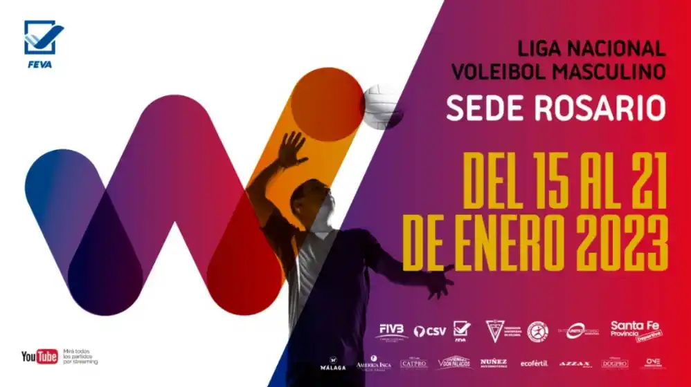 Rosario será sede de la Liga Nacional de Voleibol Masculino