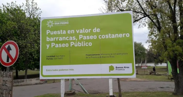 Pasillo y Balneario para puesta en valor