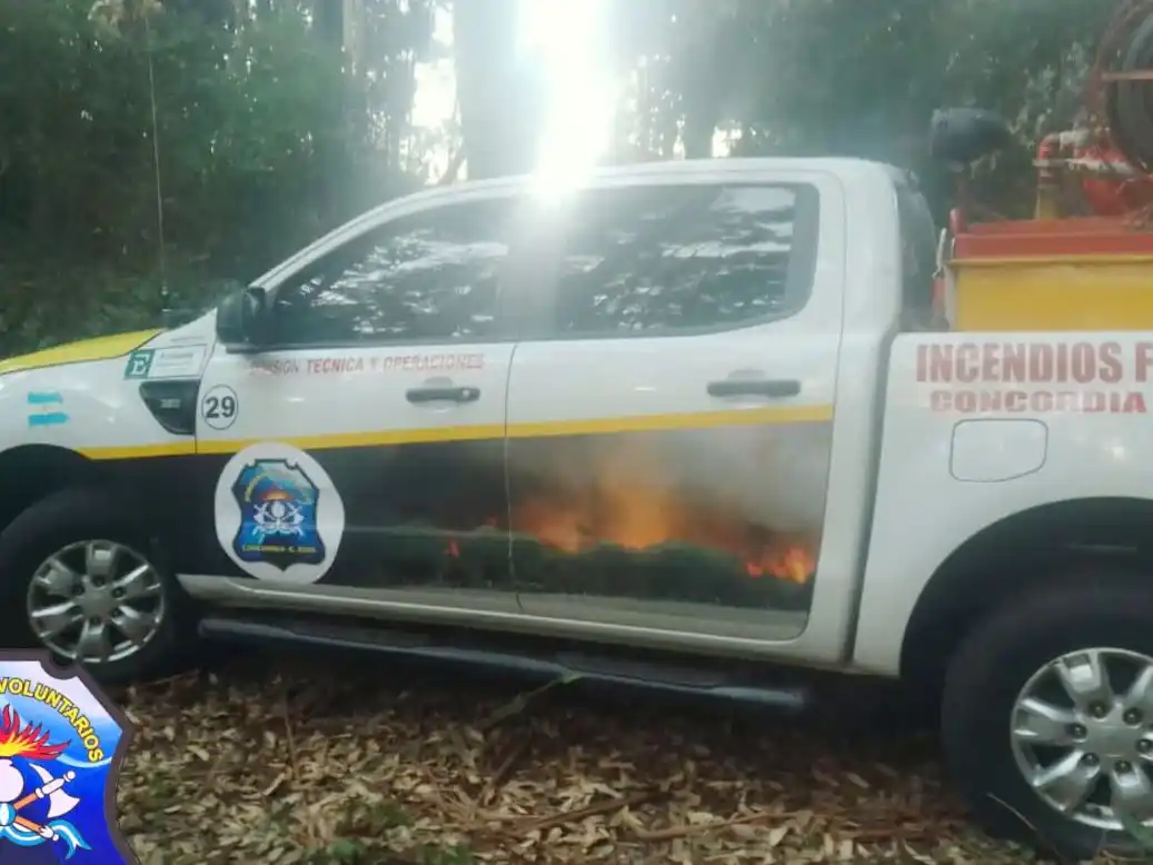 Actuación coordinada de bomberos y fuerzas de seguridad en la Península Soler