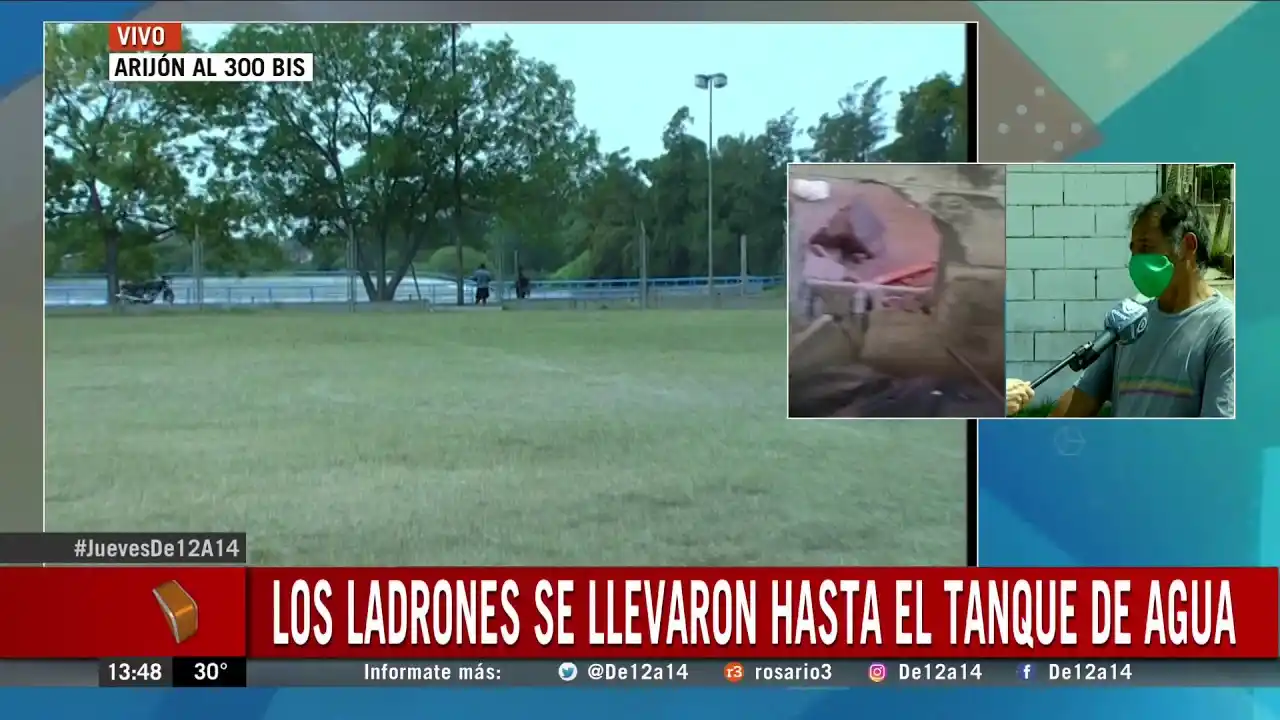 Hicieron un boquete en la pared del vestuario de un club y lo desvalijaron