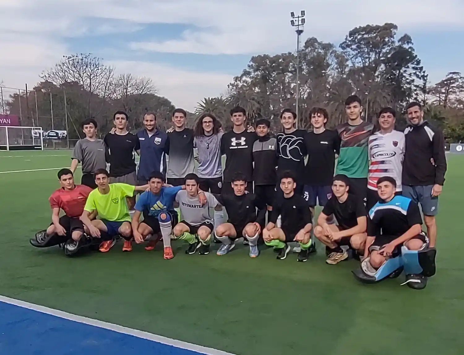El seleccionado masculino de la FTH.