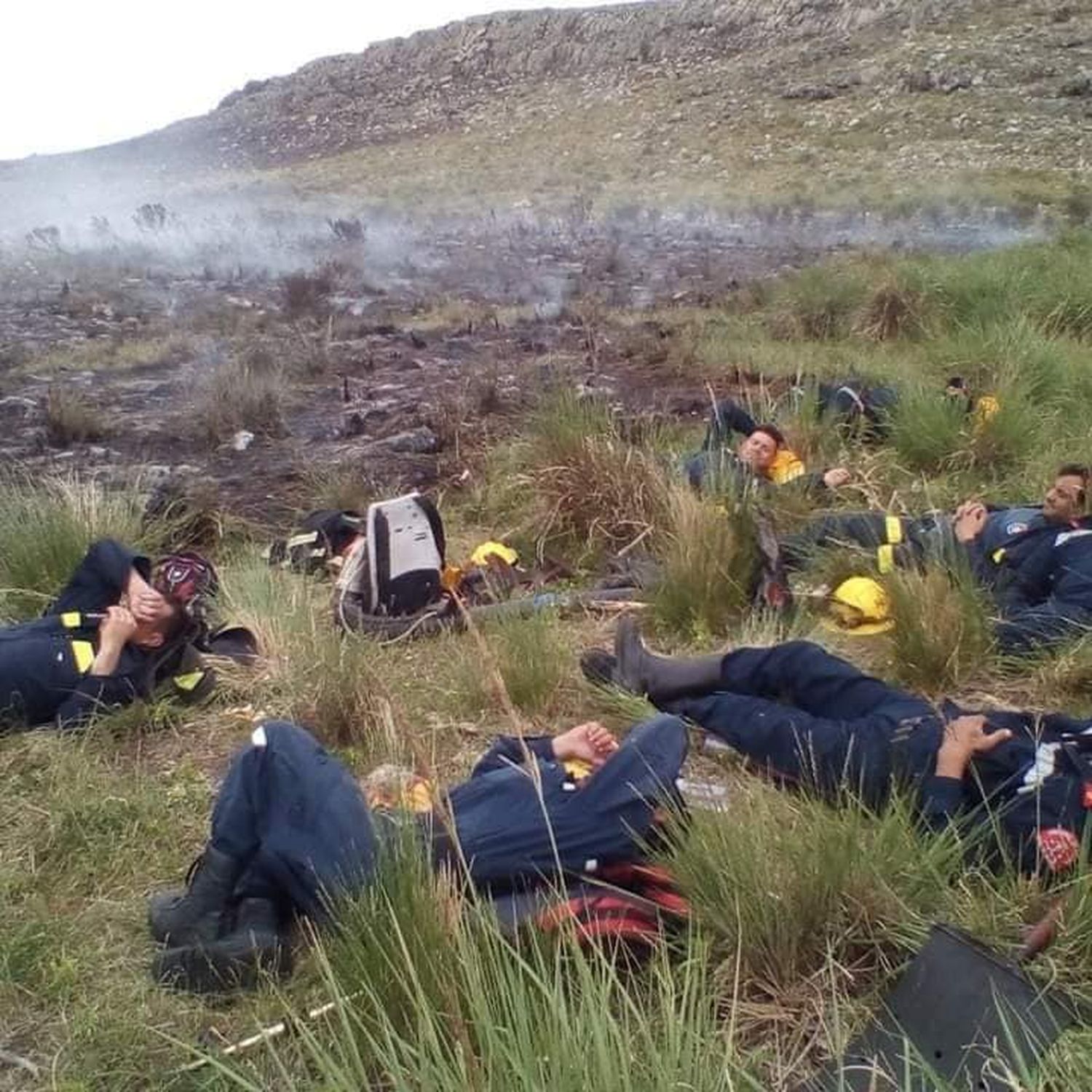 Extinguieron el fuego en sector serrano de Saavedra, Coronel Suárez y Tornquist