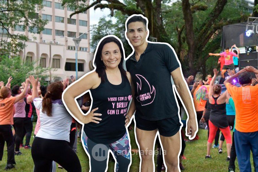 Se viene la Masterclass Rosa de Zumba en la Plaza 25 de Mayo: "Ir con buena onda y algo rosa para concientizar"