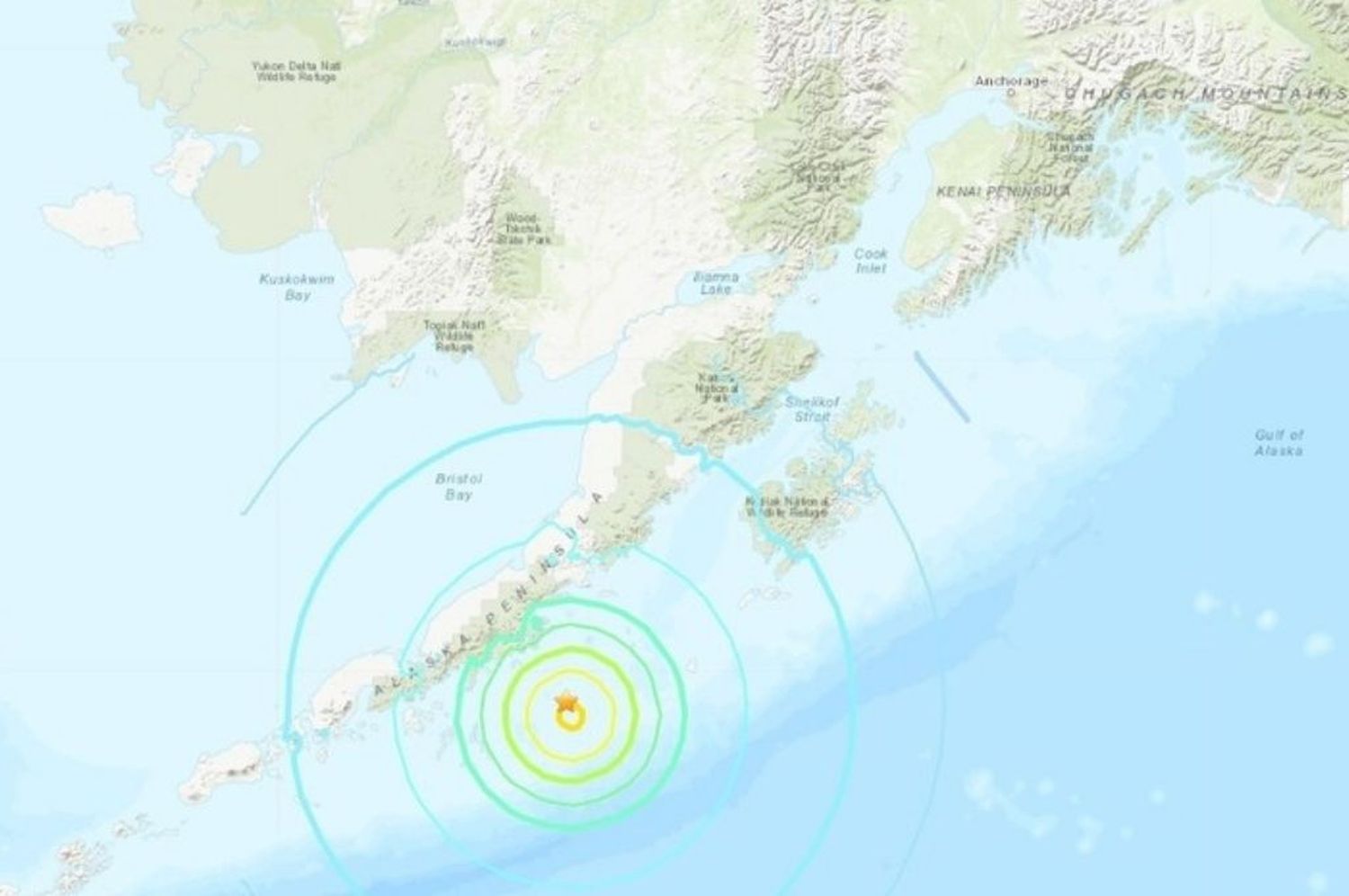 Alerta de tsunami por un sismo de 8,2 frente a las costas de Alaska