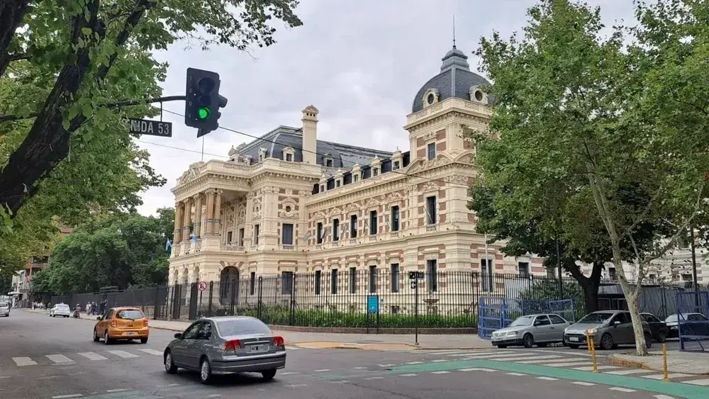 El Palacio de Gobierno de la Provincia de Buenos Aires.
