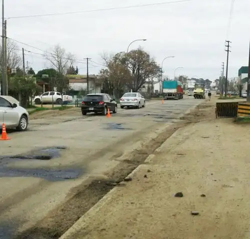 Bacheo en Avenidas Perón, Soberanía, Tratado del Pilar y Batalla de Cepeda
