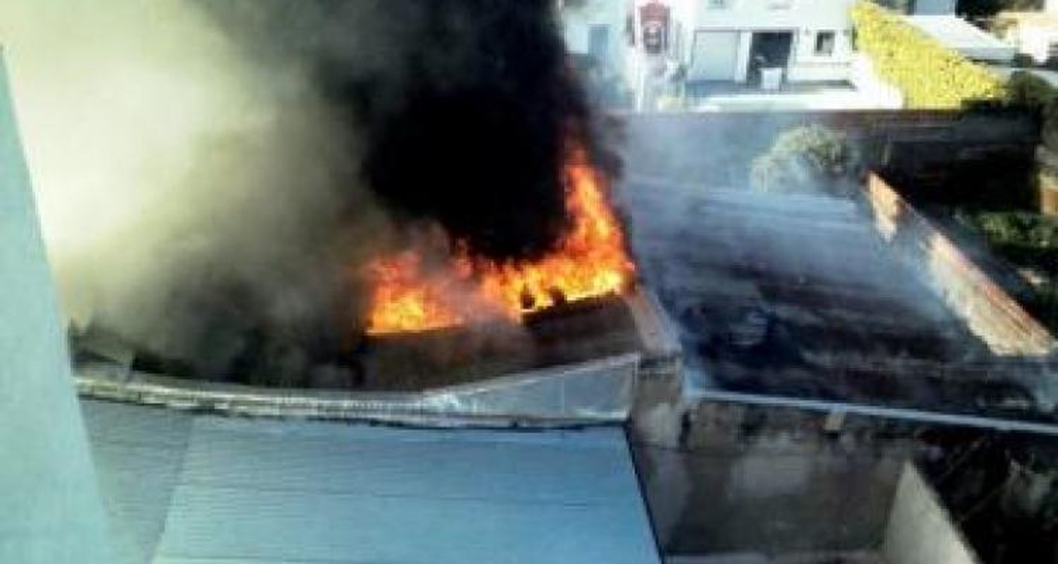 Pérdidas totales en vivienda incendiada