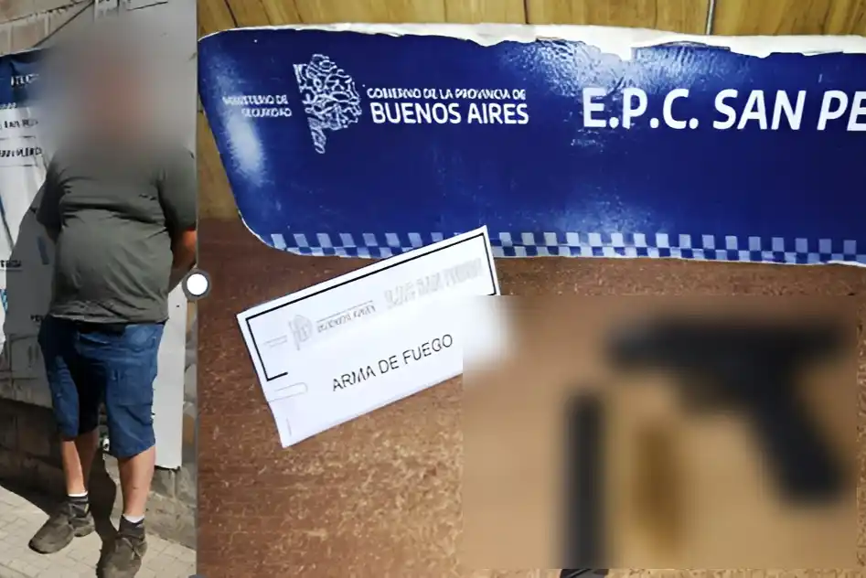 El aprehendido fue imputado por tenencia ilegal de armas.