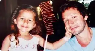El actor junto a su hija, quien falleció el 8 de septiembre de 2012