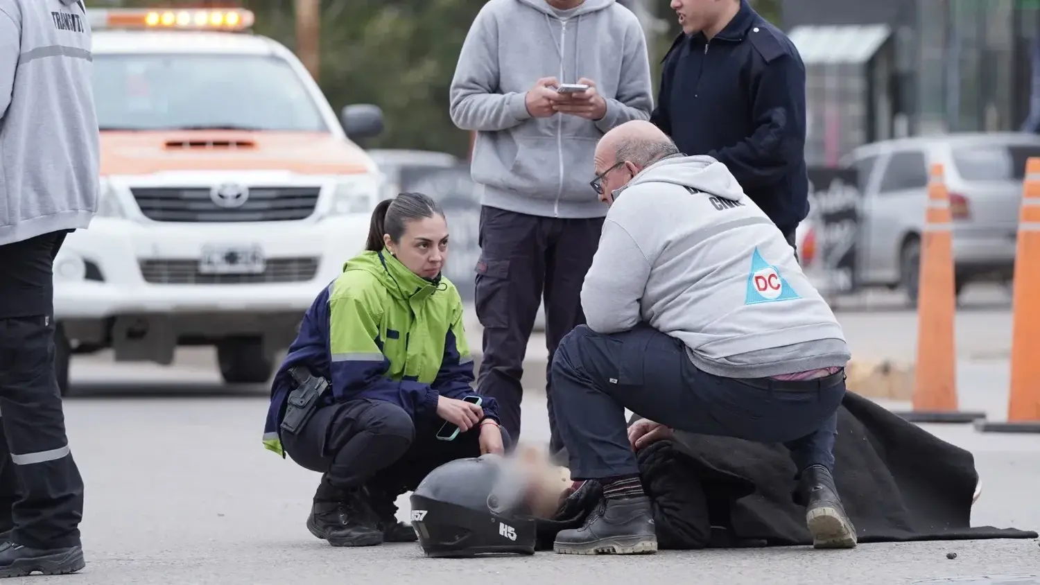 Una repartidora de mercaderías sufrió lesiones en el siniestro vial