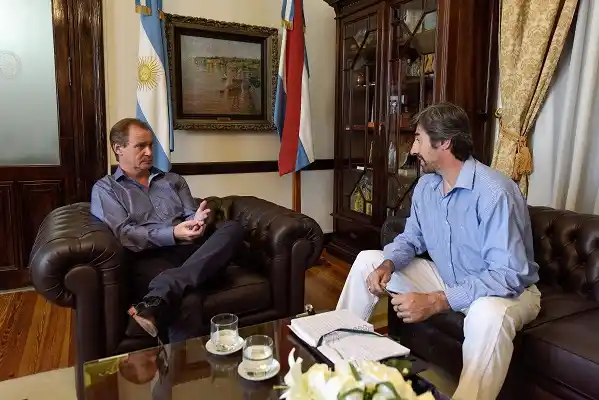 Bordet y el senador Giano repasaron la agenda legislativa