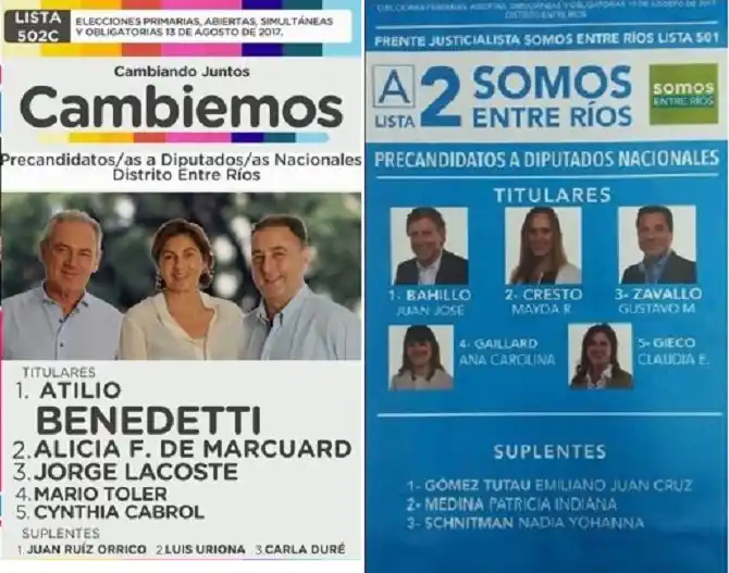 En María Grande la lista de Cambiemos aventajó a Somos Entre Ríos