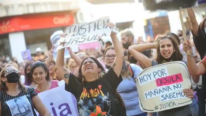 Marchas por Úrsula Bahillo en todo el país: Apuntan contra el Poder Judicial y la Policía