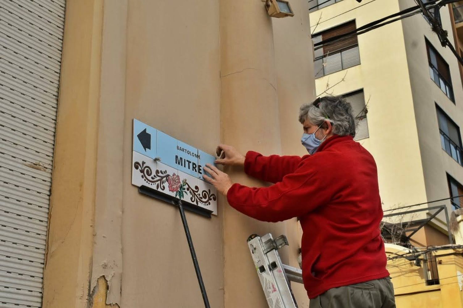 Colocaron señalética artística en Mitre y San Martín