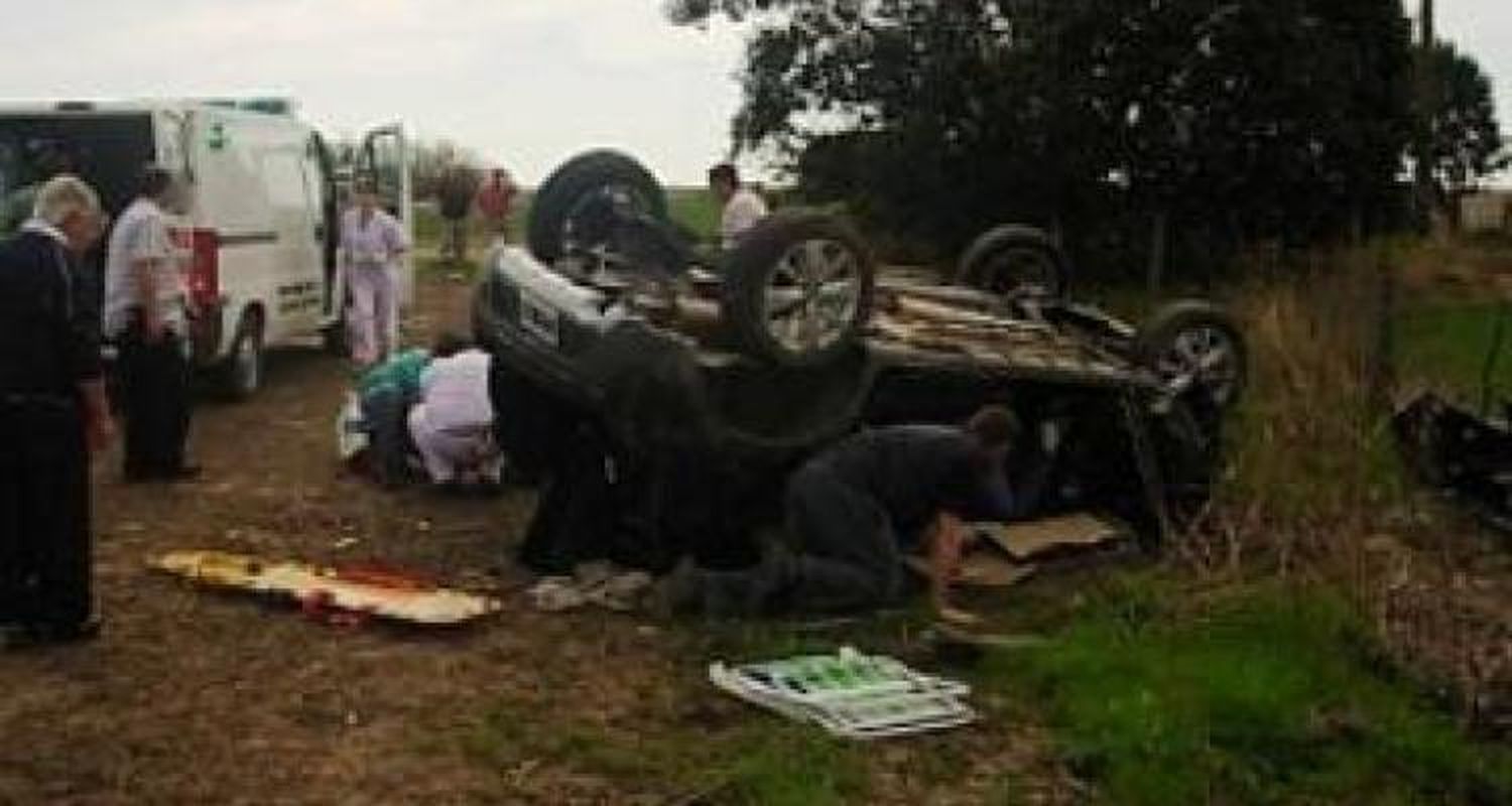 Grave accidente en San Antonio de Areco: Dos sampedrinos fallecidos