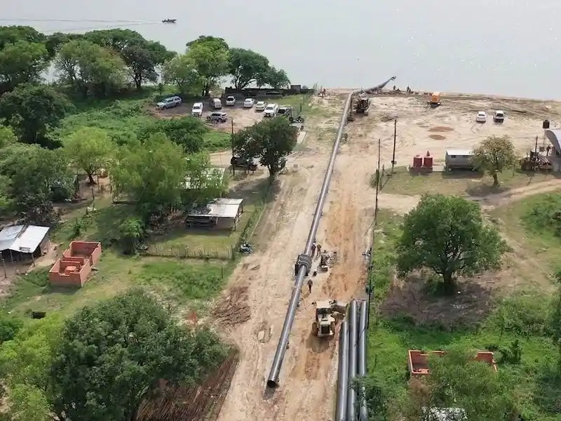 En General Güemes celebran el momento 
propicio de acumulación de agua en la zona