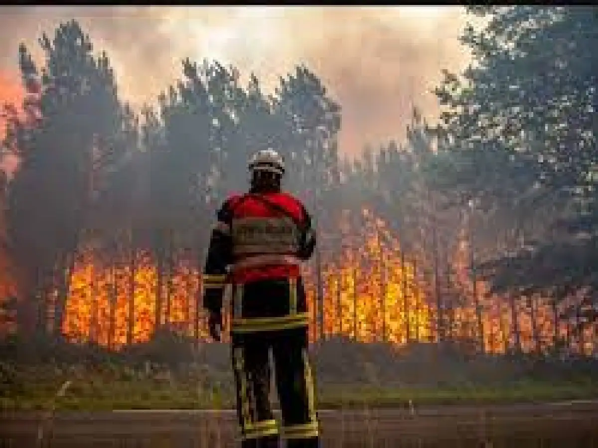 La ola de calor sofoca a Europa, mientras incendios forestales arrasan sectores de Francia y España