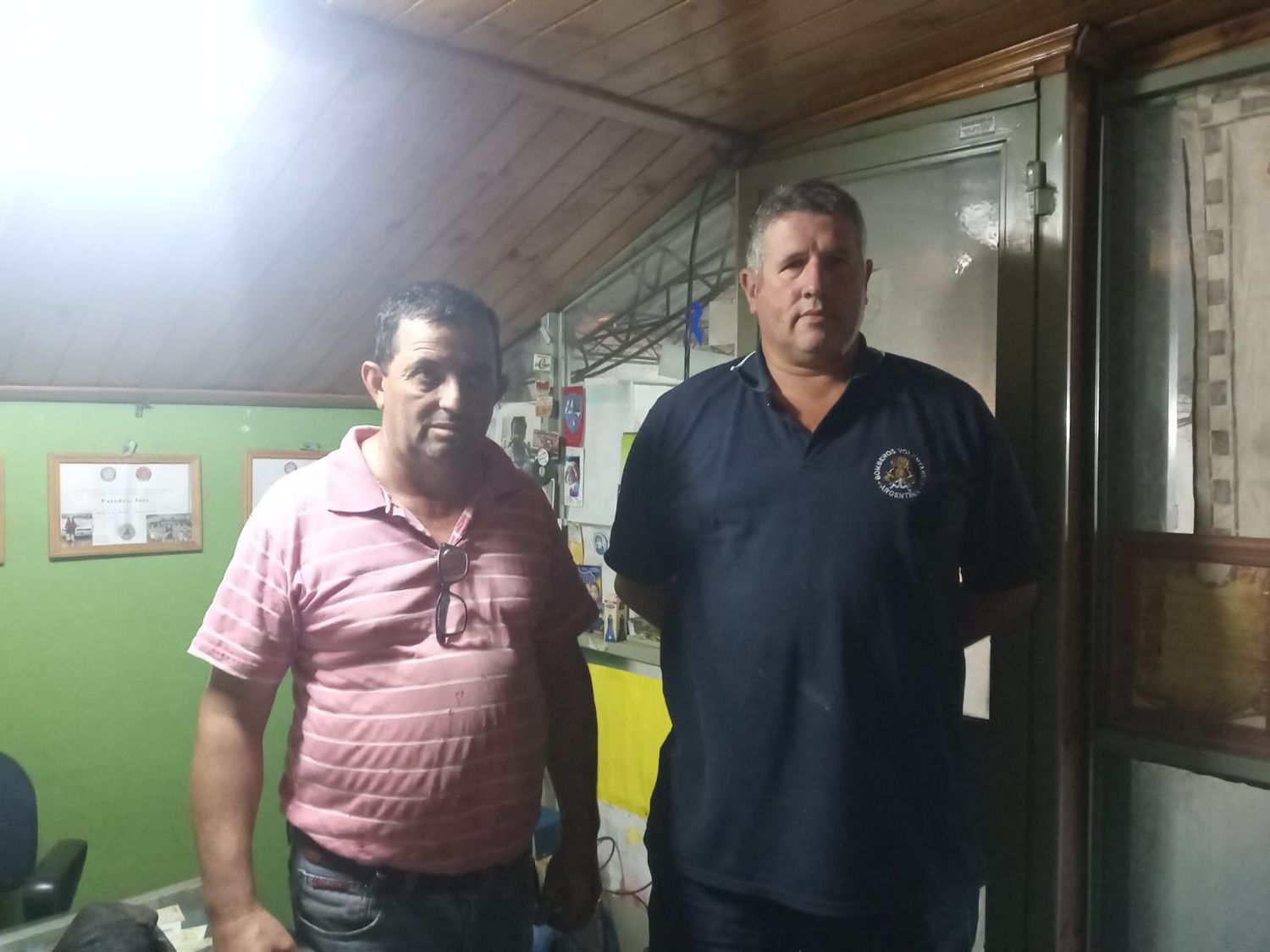 J Paredes y M. Dotto: "En Gualeguay no ha habido otro incendio de esa magnitud"