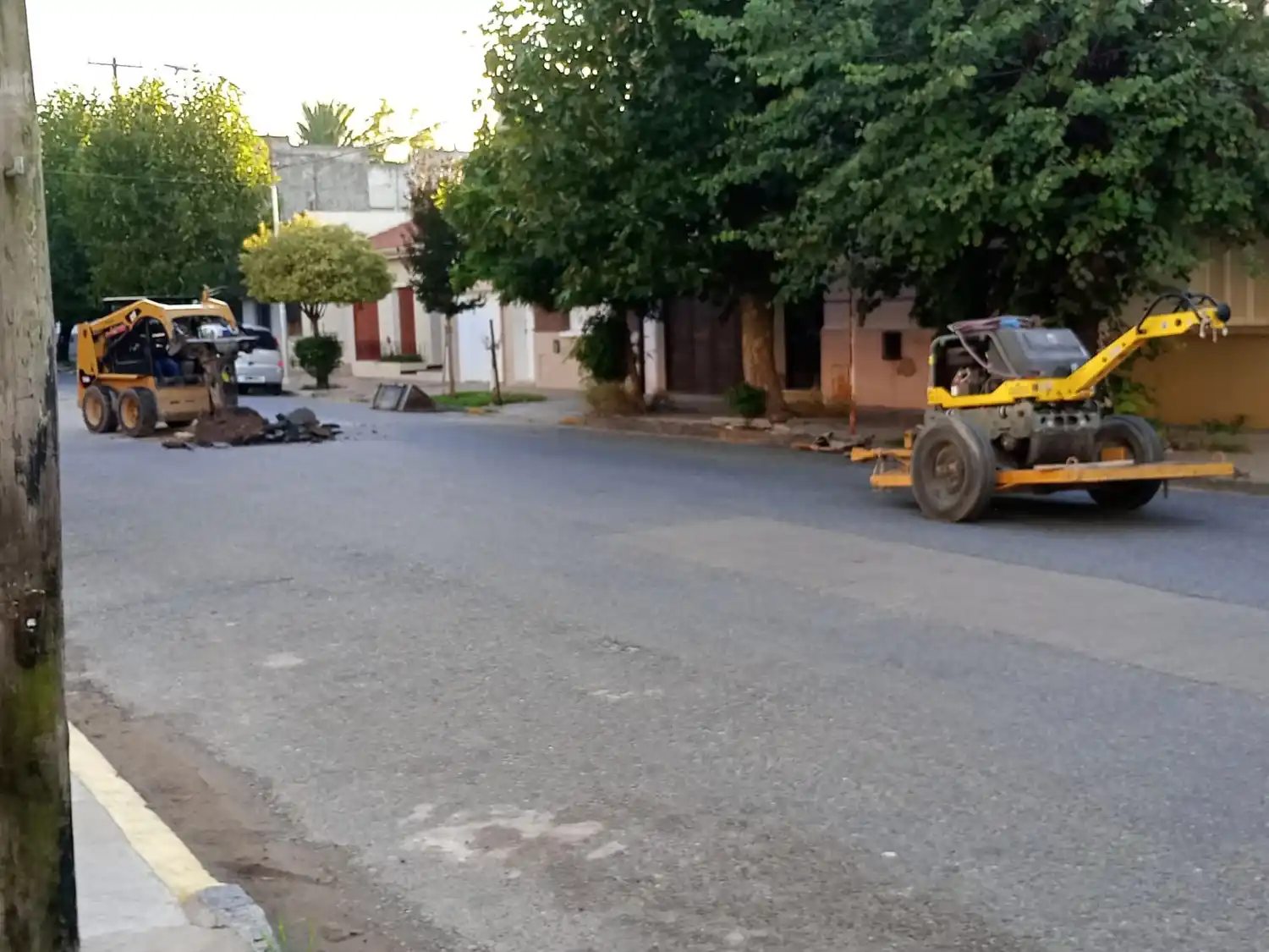 Bacheo en calle 62