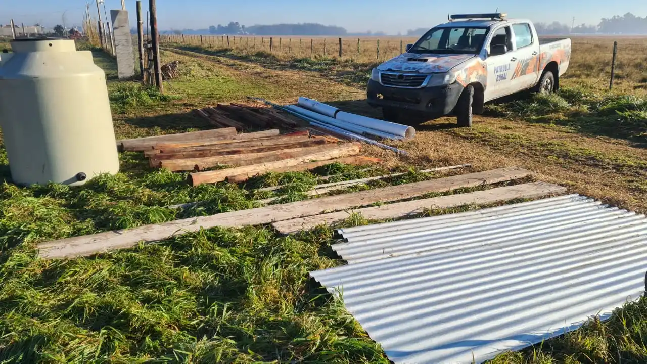 En allanamiento en barrio San Nicolás se recuperaron elementos de construcción sustraídos