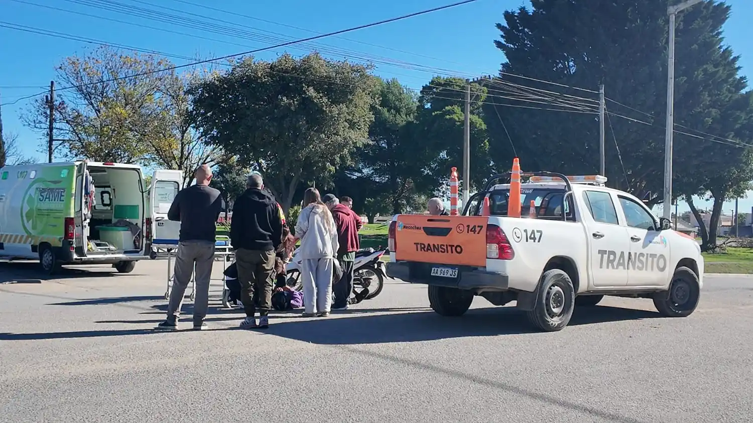 Accidente en la vía pública