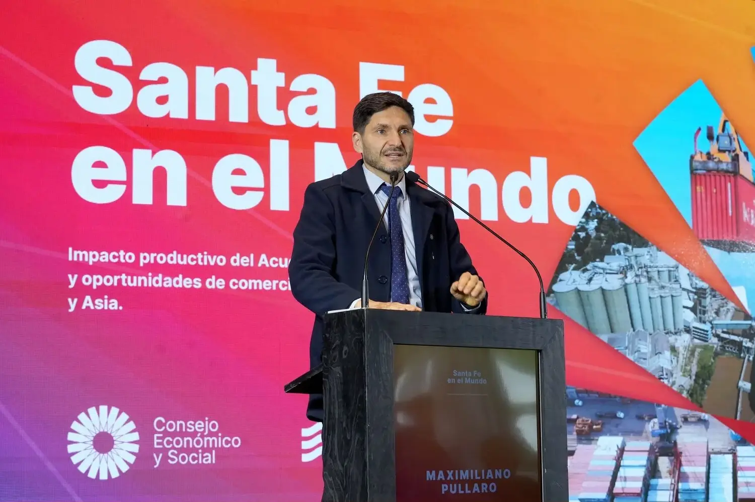 Pullaro destacó el perfil productivo de Santa Fe y pidió ampliar mercados: “Tenemos grandes oportunidades”