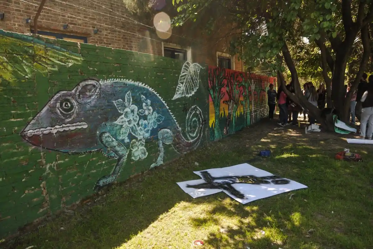 Murales para recibir la primavera