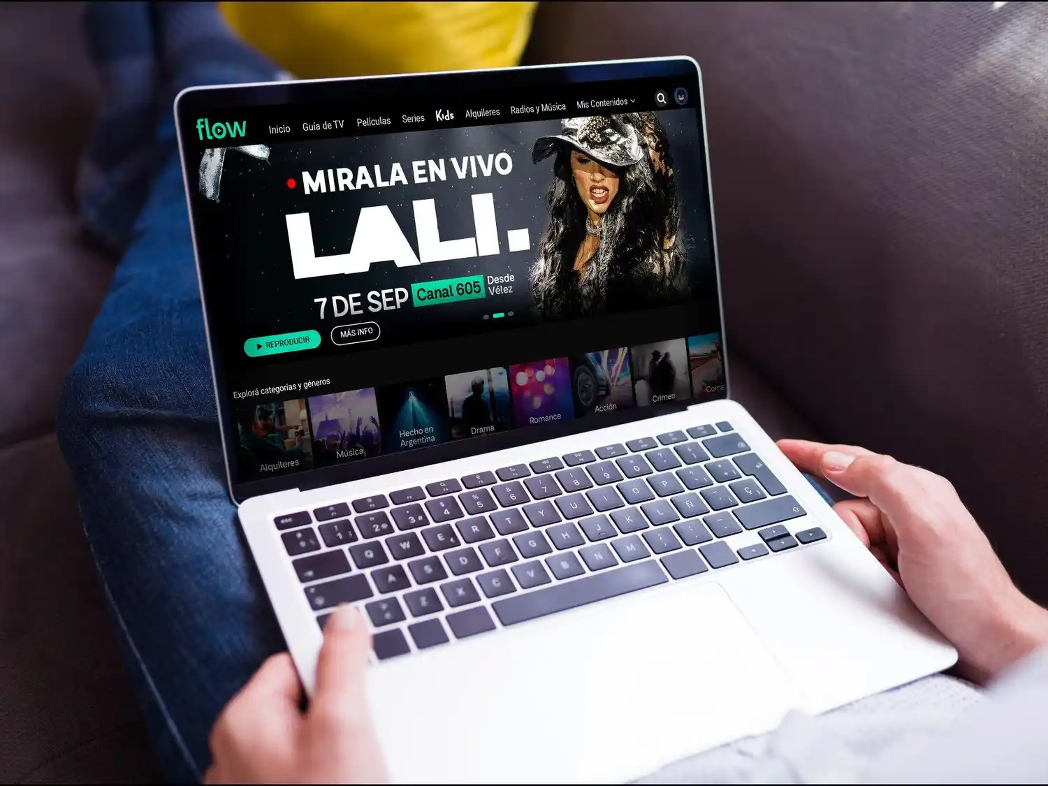 Flow transmitirá de forma exclusiva y en vivo el show de Lali.