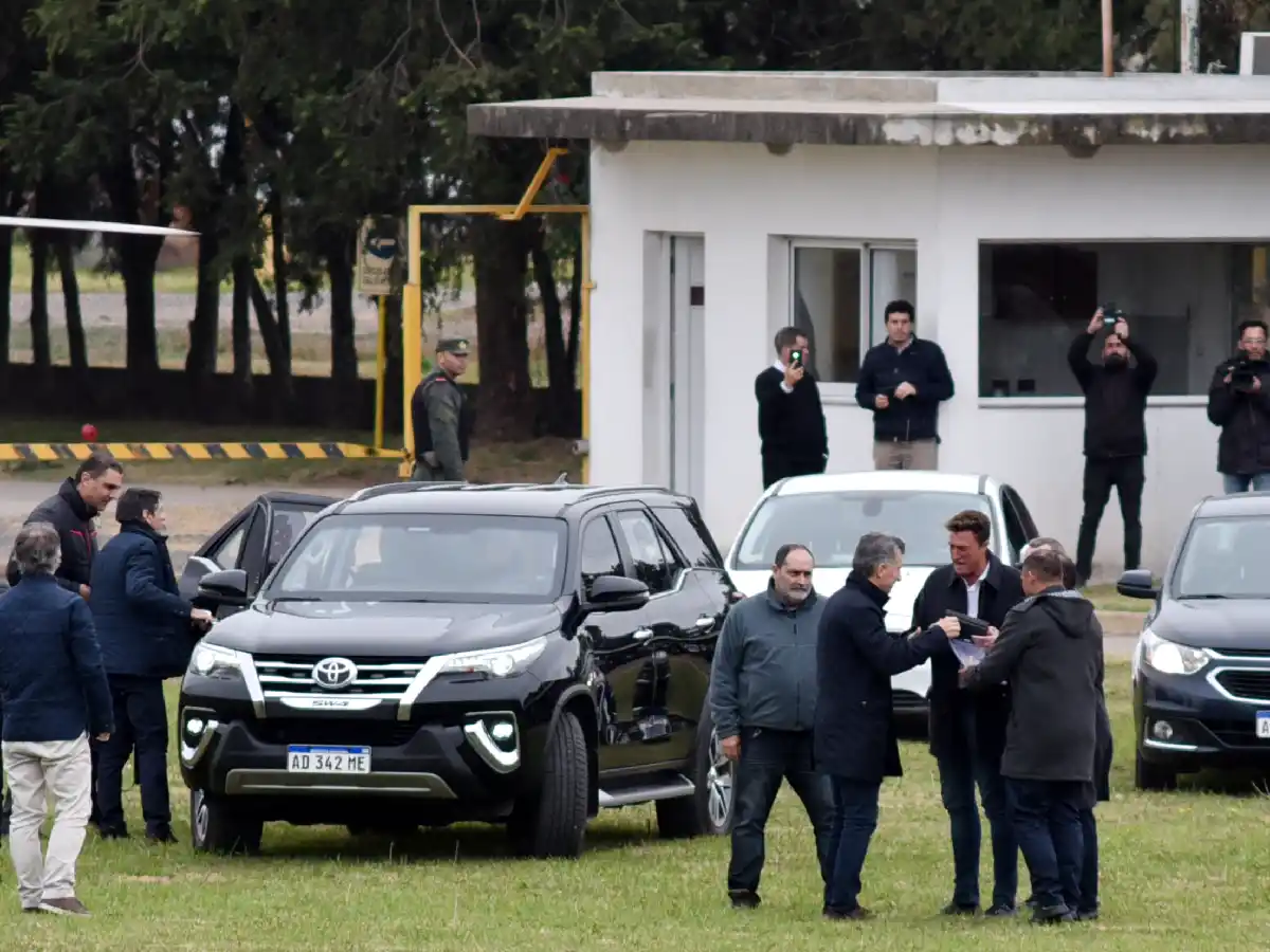 García Aresca recibió a Macri