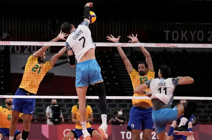Hazaña argentina en vóley olímpico: el seleccionado venció al temible Brasil y se llevó el bronce