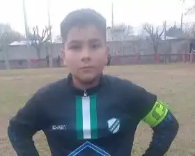 El papá de "el capitán" Lucas agradeció y envió esta foto.