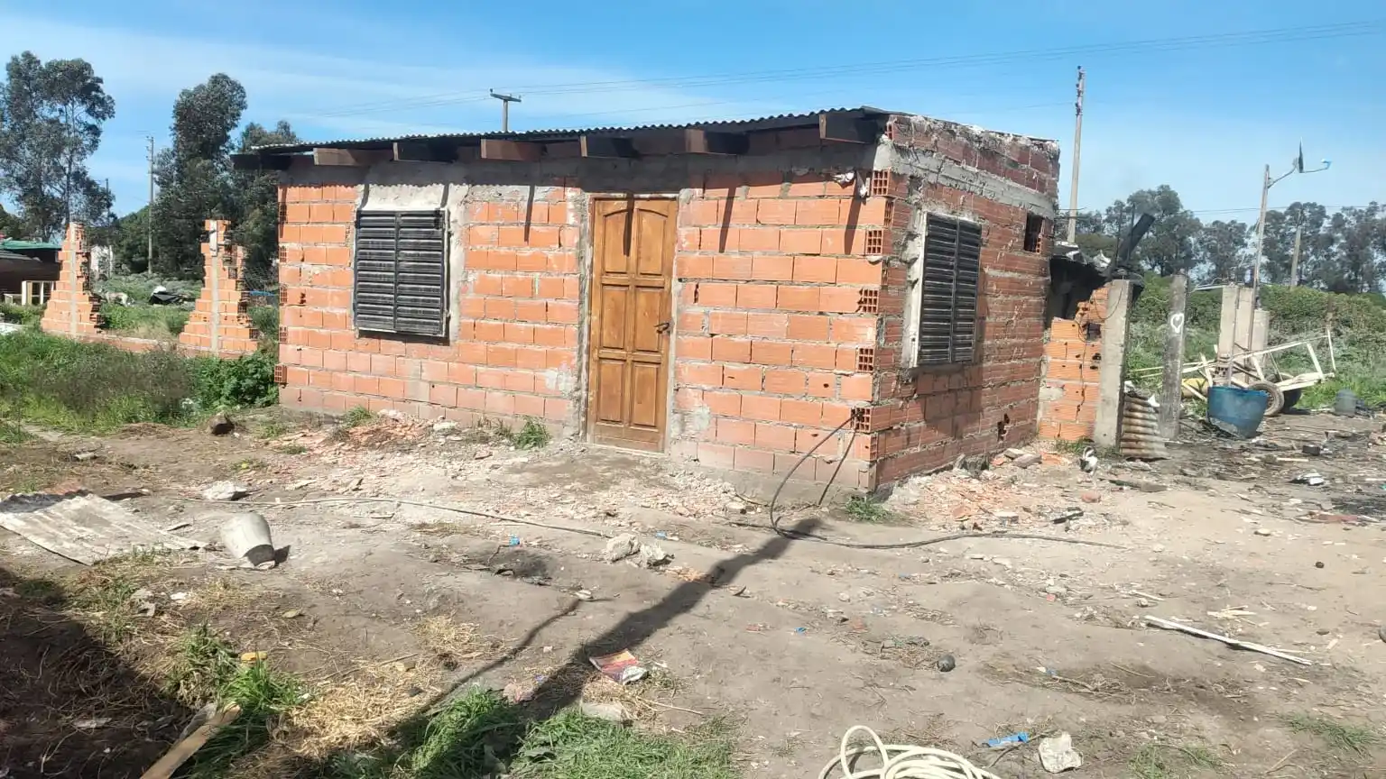 En construcción. La casa de José y Corchito