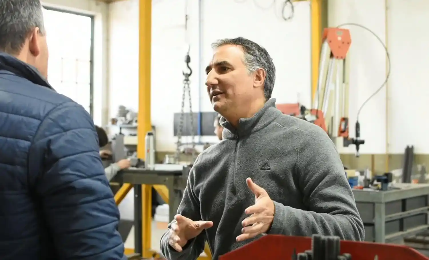 Gonzalo Santamarina, precandidato a intendente por el acuerdo entre Acción tandilense y La Libertad Avanza, apuntó sobre la necesidad de apoyar a las Pymes