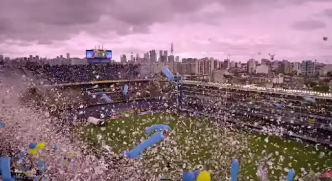 Mirá las primeras imágenes de la película de Boca en 3D