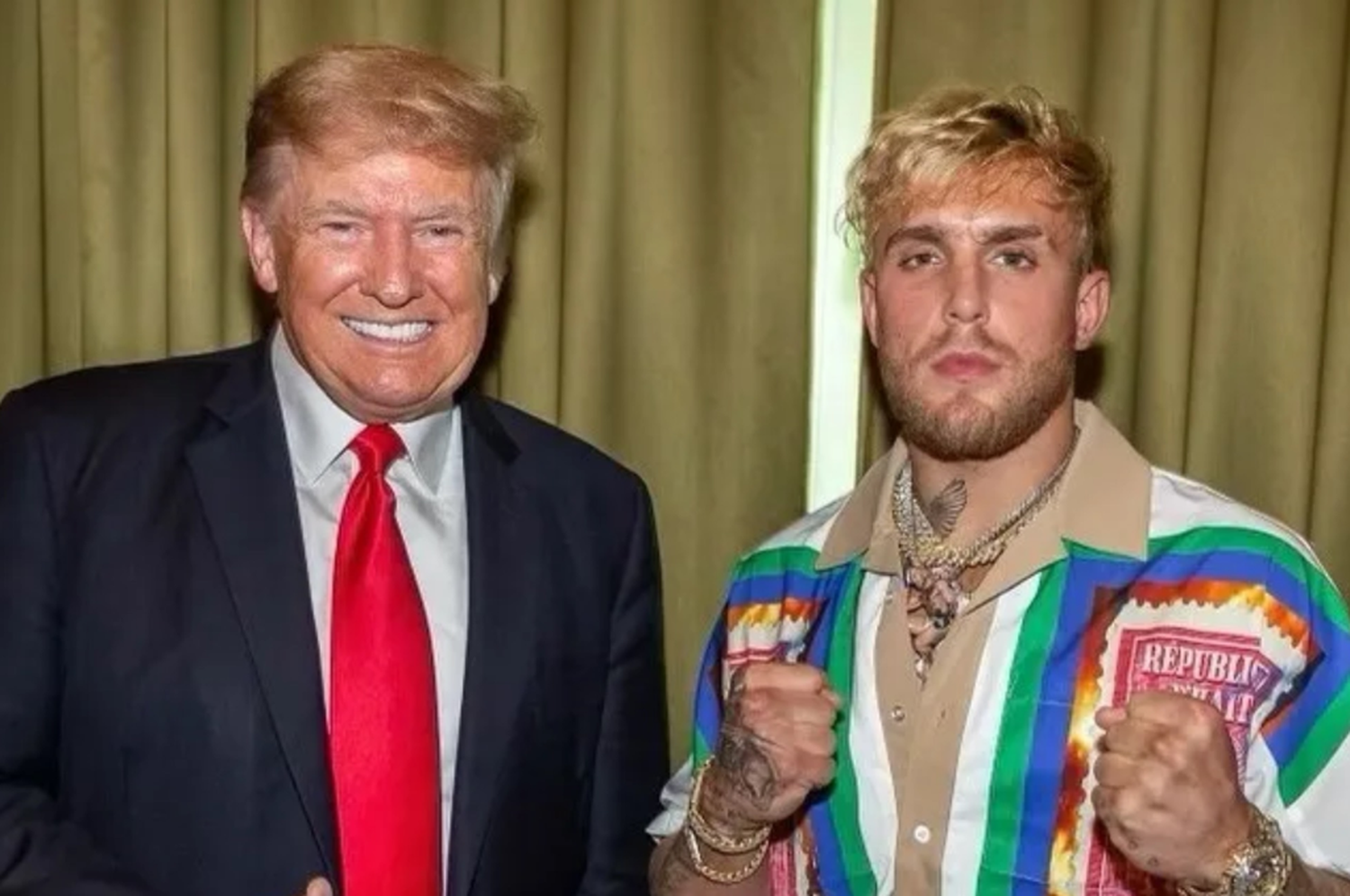 Jake Paul comentó: "Tiene buena pose, mirada baja y no muestra el mentón".