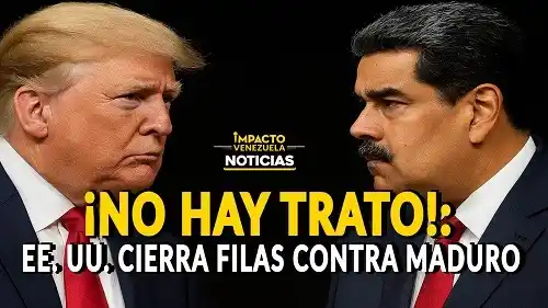 ¡NO HAY TRATO!: EE. UU. cierra filas contra Maduro - VIDEO
